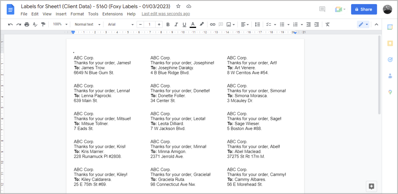 How To Print Labels From Google Sheets In 5 Easy Steps