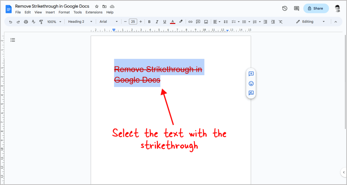 How To Remove Strikethrough In Google Docs 4 Easy Steps