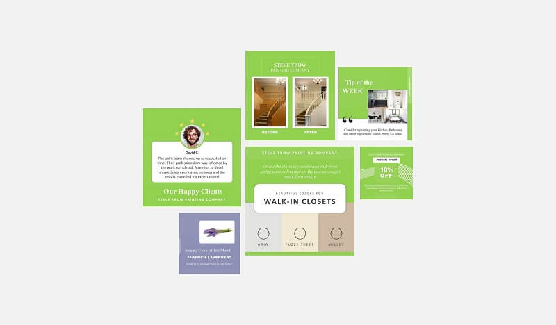 Free Social Media Templates for Painting Business