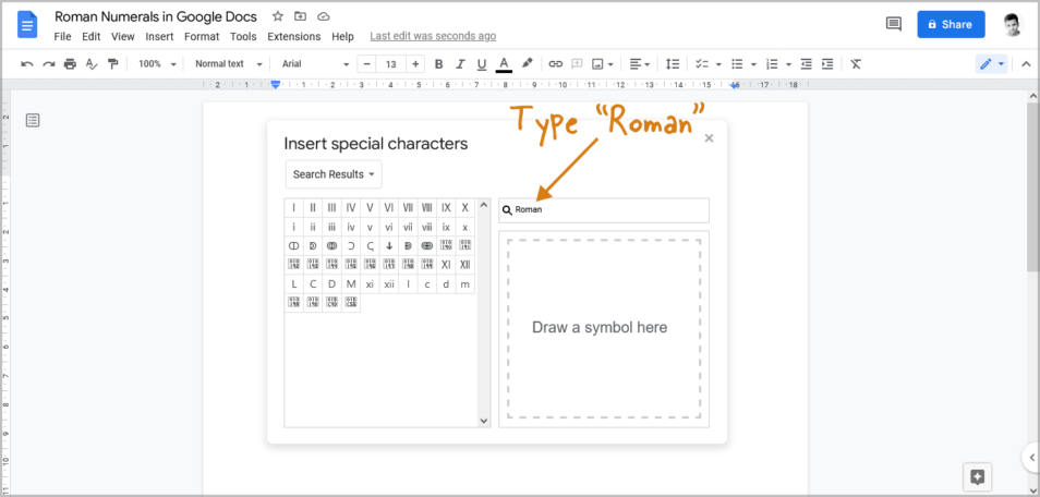 how-to-do-roman-numerals-in-google-docs-4-easy-steps