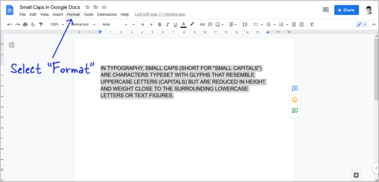 how-to-do-small-caps-in-google-docs-appsthatdeliver