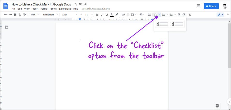How to Make a Check Mark in Google Docs - AppsThatDeliver