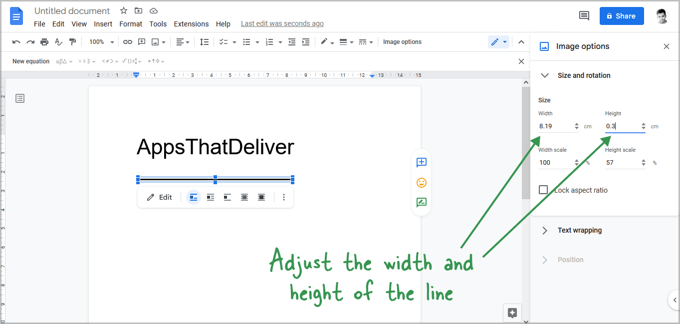 How to Double Underline in Google Docs