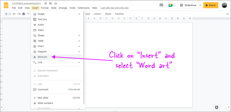 how to edit text google slides app