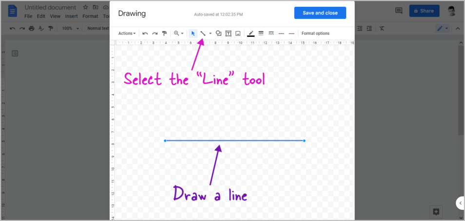 How To Extend Horizontal Line In Google Docs