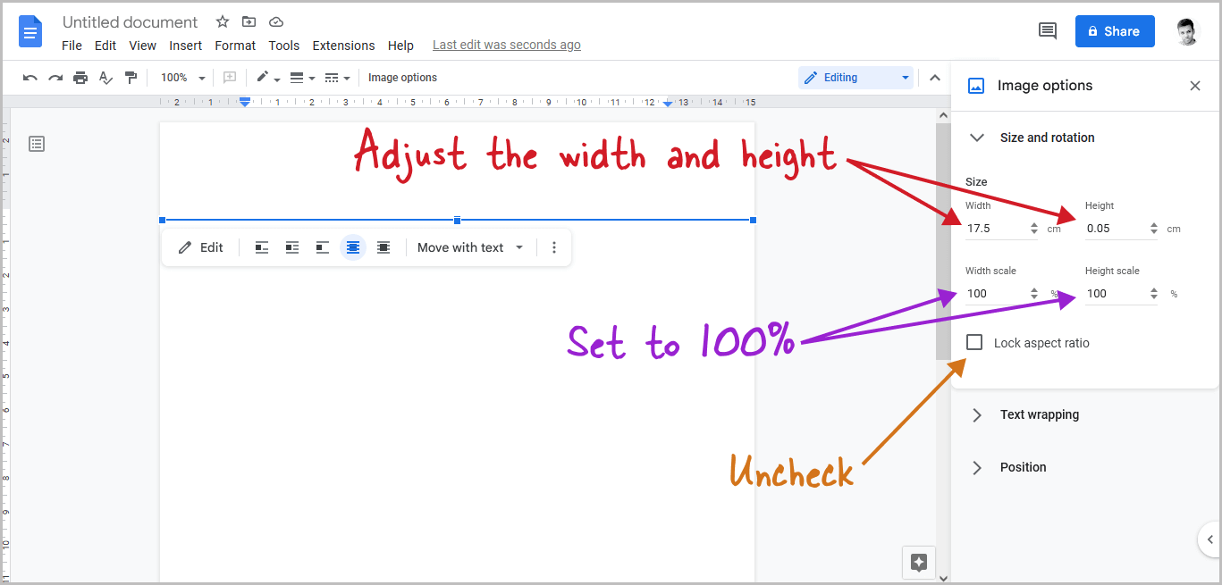 How to Add Dotted Line in Google Docs