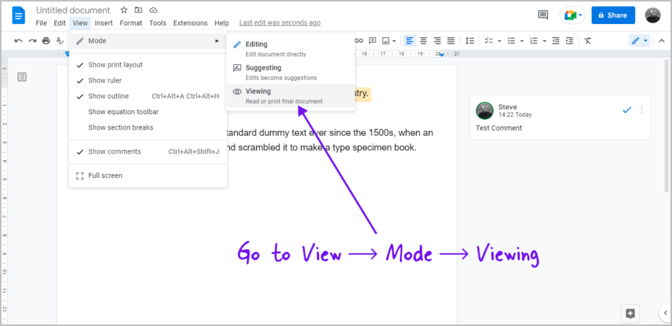 How to Hide Comments in Google Docs [3 EASY METHODS]