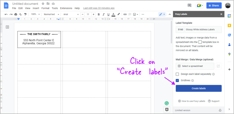 How to Make Address Labels in Google Docs (FOR FREE!)
