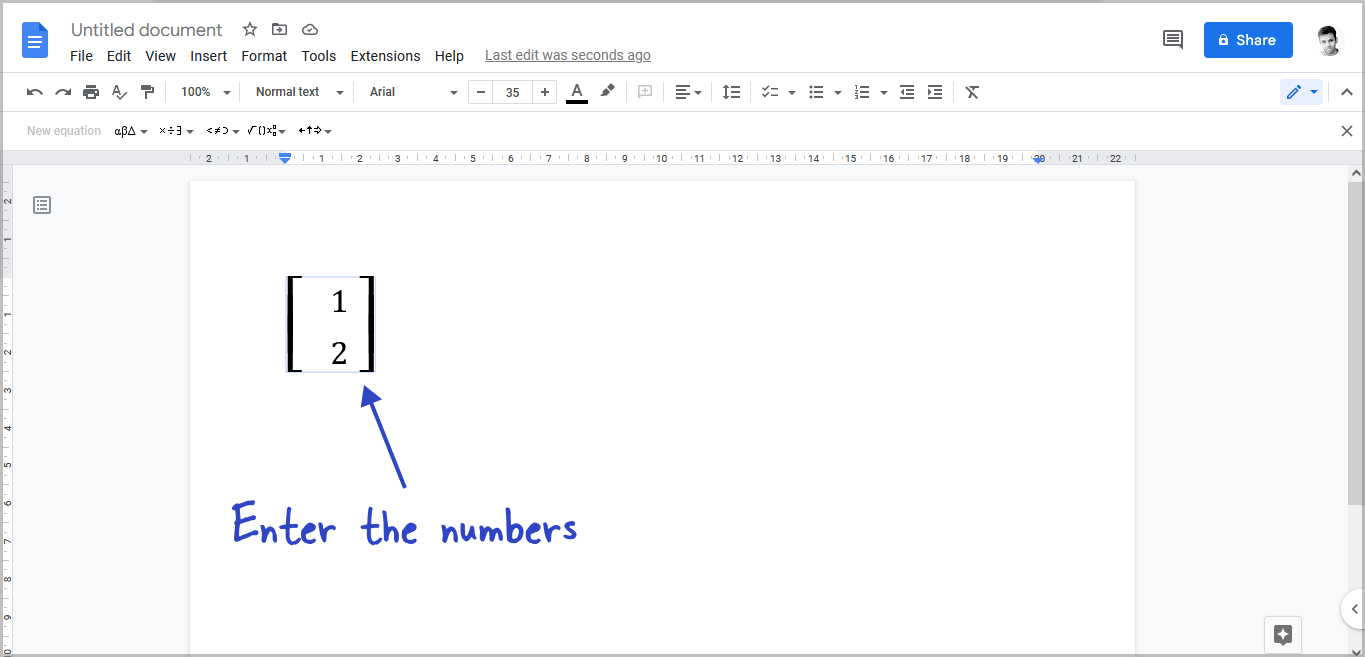 How to Make a Matrix in Google Docs