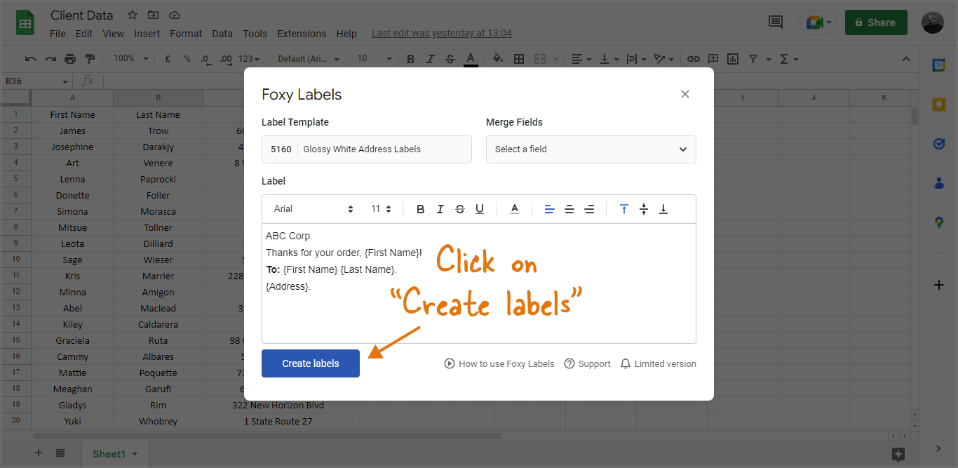 How to Print Labels From Google Sheets for Free
