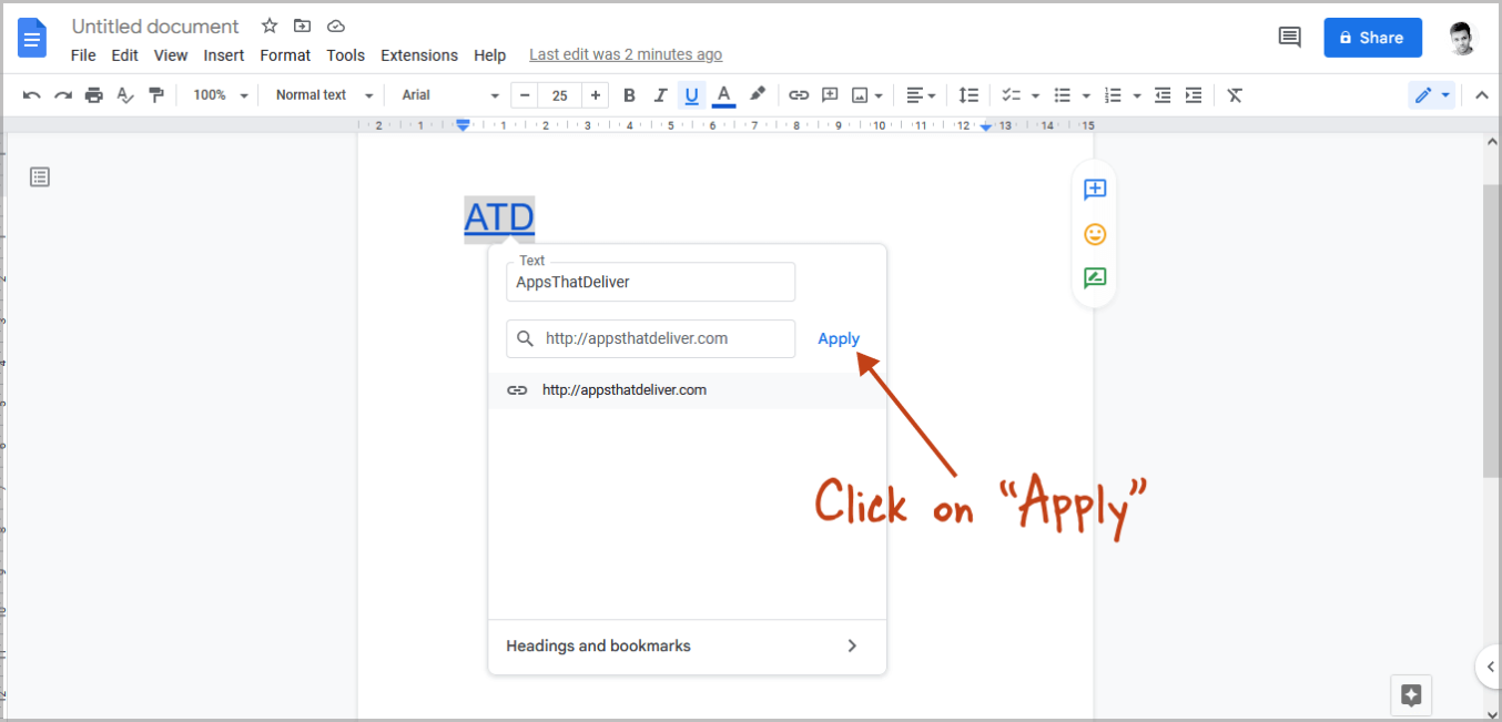 How To Rename A Link In Google Docs