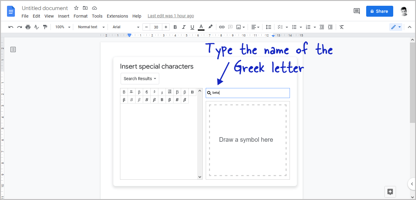  How To Type Greek Letters In Google Docs 4 Easy Steps 