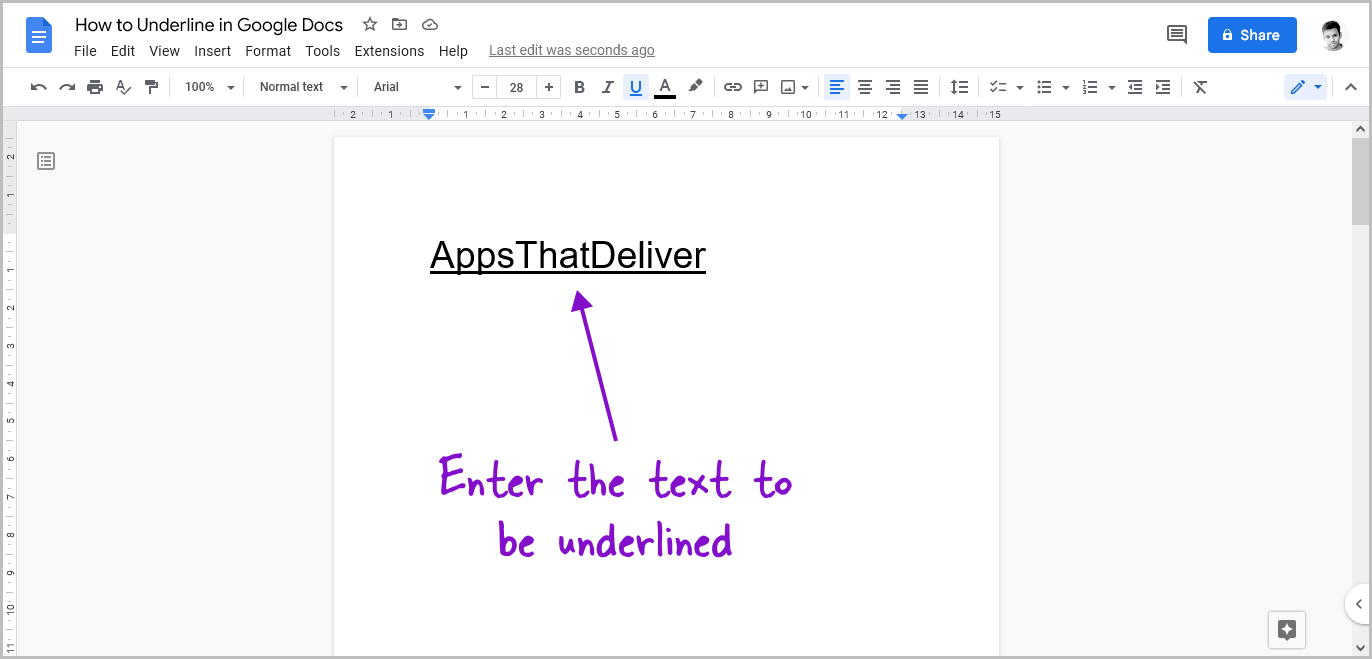 how-to-underline-in-google-docs