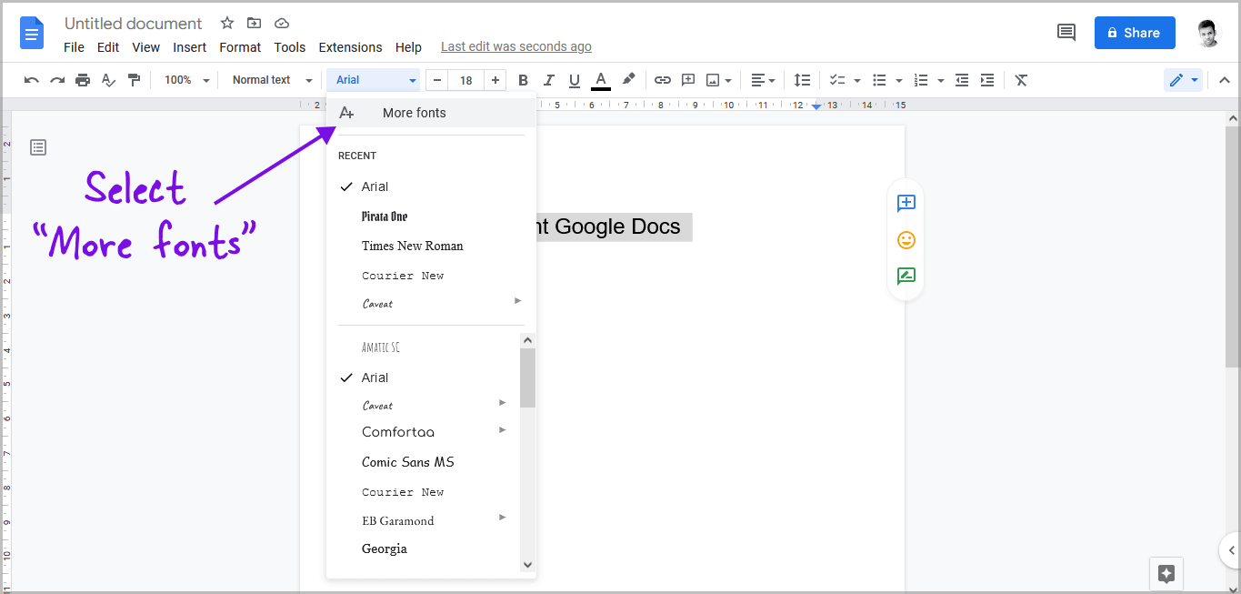 Old English Font Google Docs