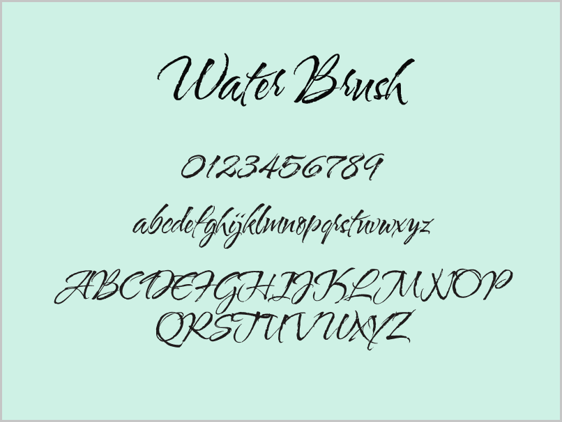 Calligraphy Fonts on Google Docs