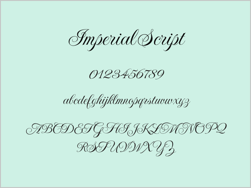 Calligraphy Fonts on Google Docs