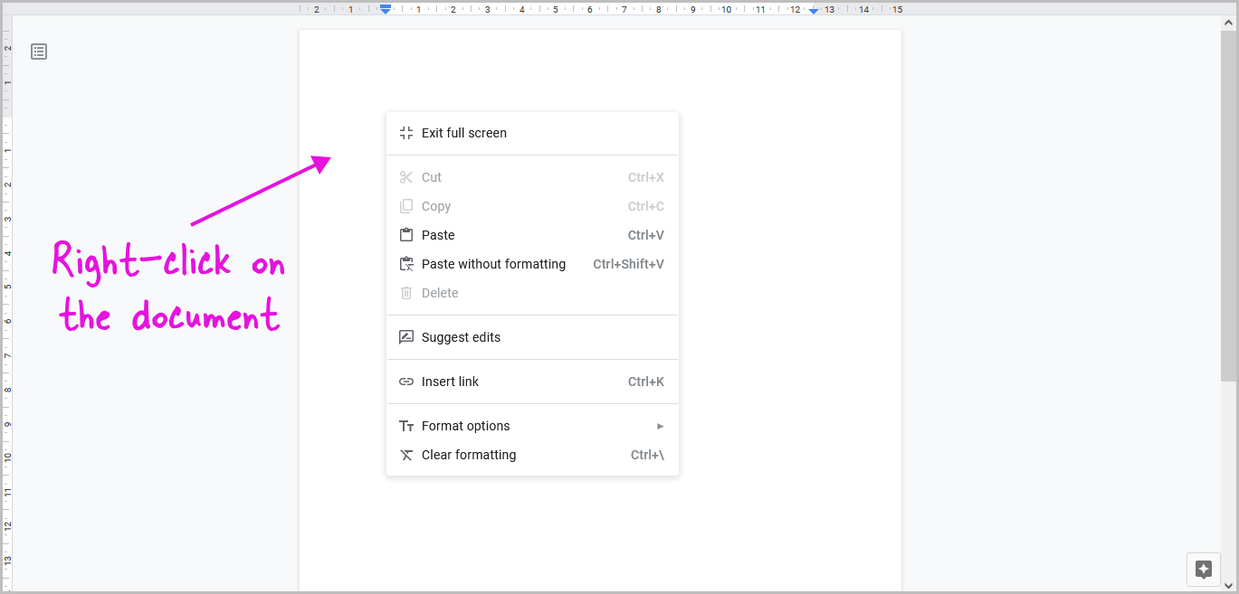 how-to-exit-full-screen-on-google-docs