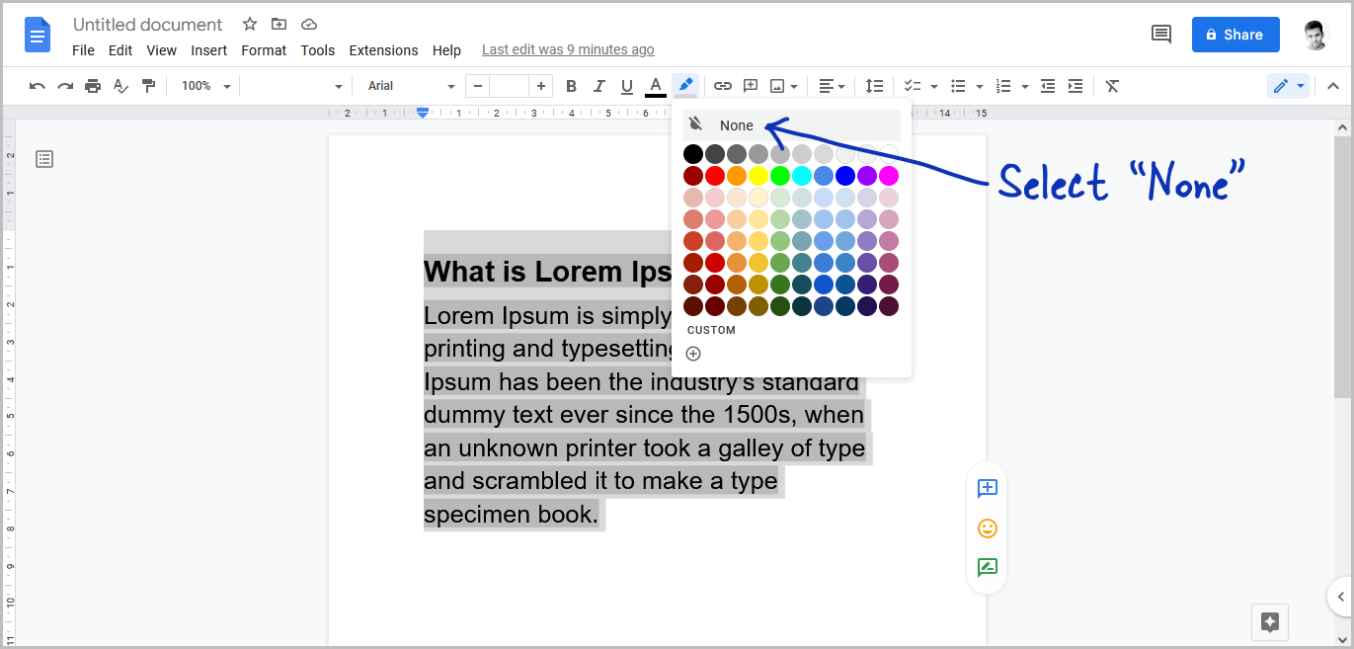 how-to-get-rid-of-grey-highlight-in-google-docs