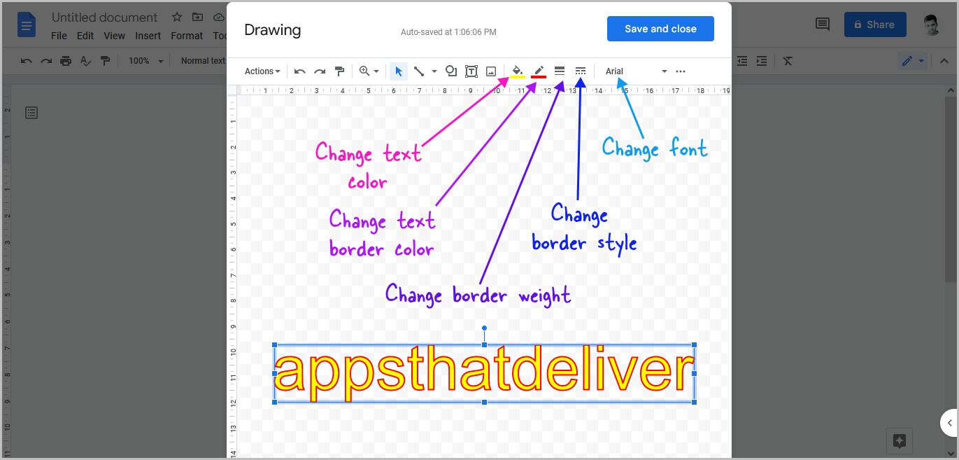 How to Insert Word Art in Google Docs