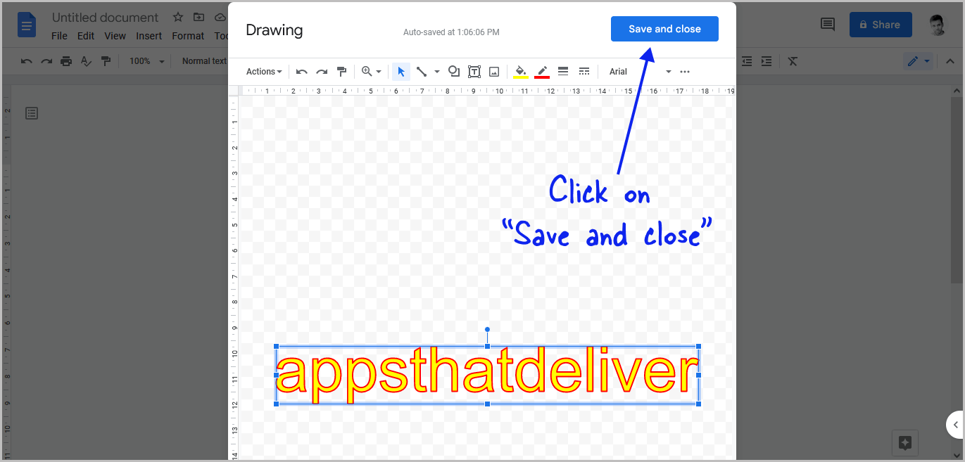 How to Insert Word Art in Google Docs