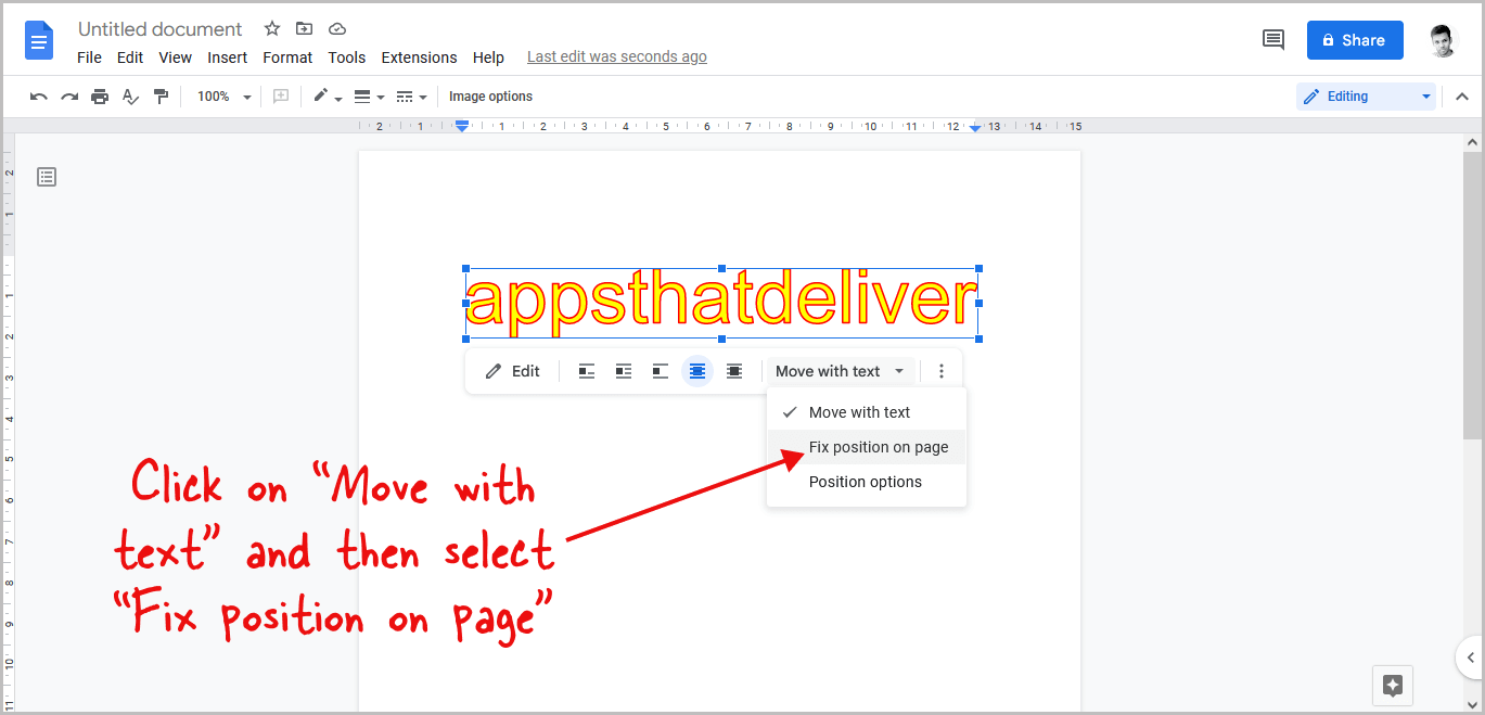 How To Insert Word Art In Google Docs Step 7 