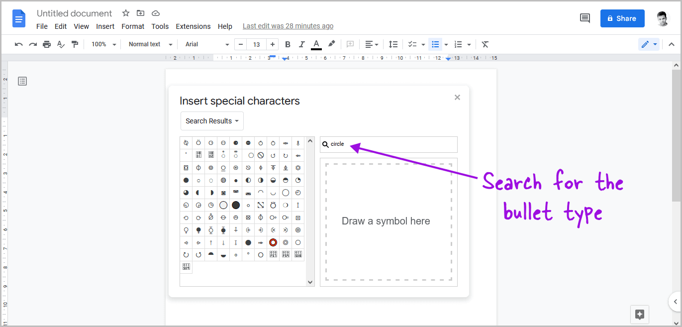 How to Make Bullet Points Smaller in Google Docs