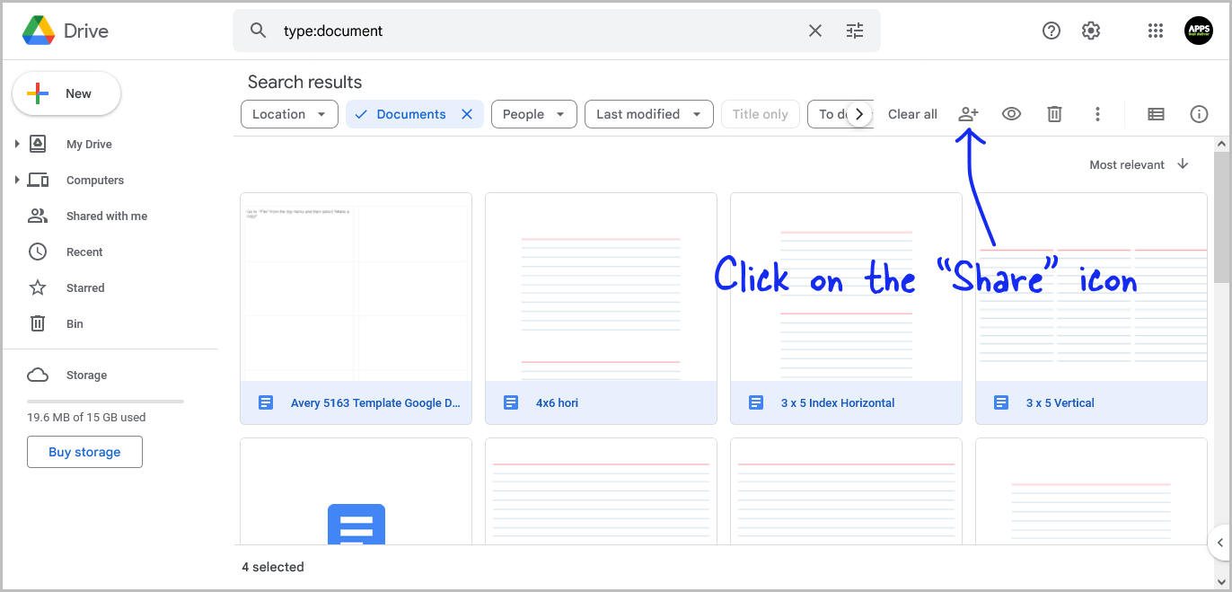 How to Share Multiple Google Docs at Once