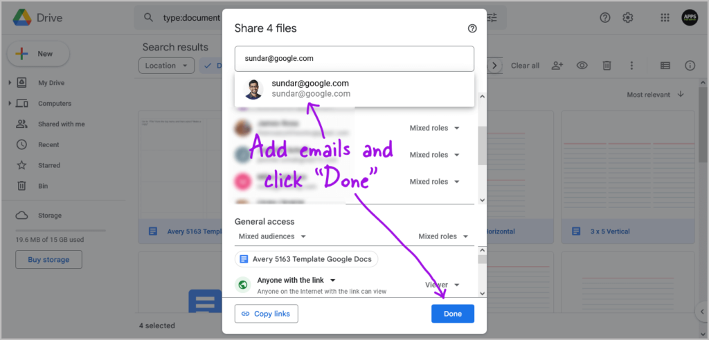 how-to-share-multiple-google-docs-at-once