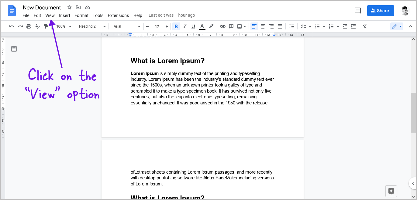 why-are-my-pages-connected-in-google-docs