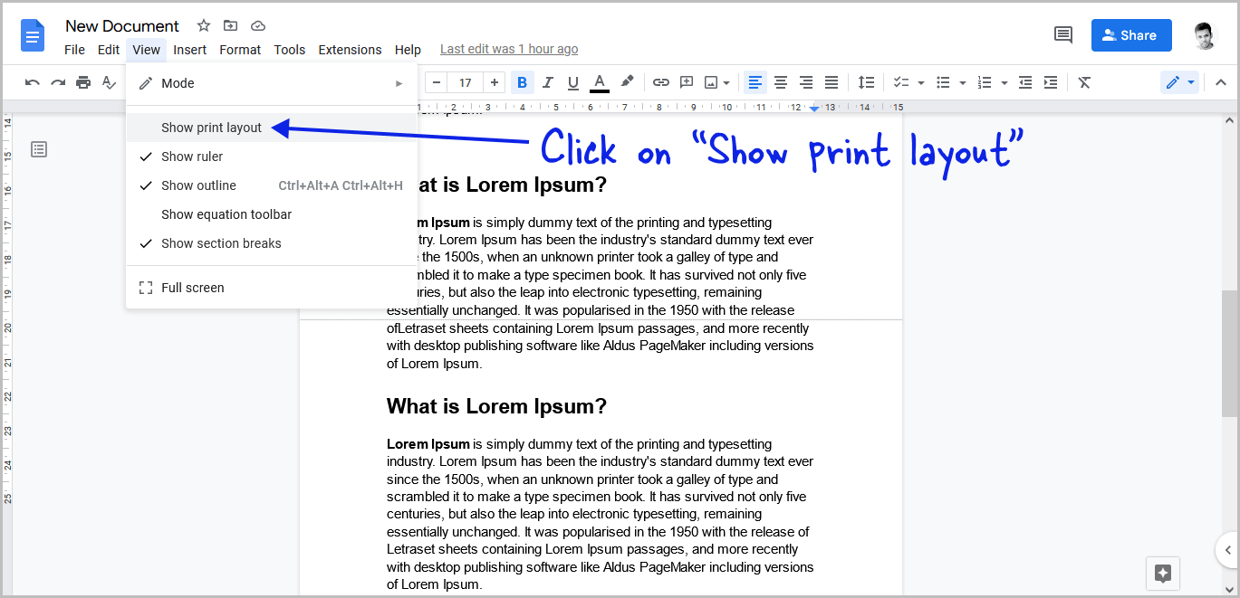 why-are-my-pages-connected-in-google-docs