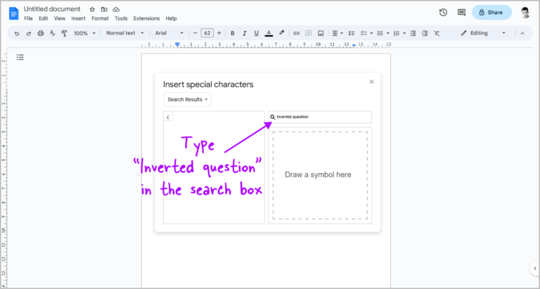 how-to-do-upside-down-question-mark-on-google-docs