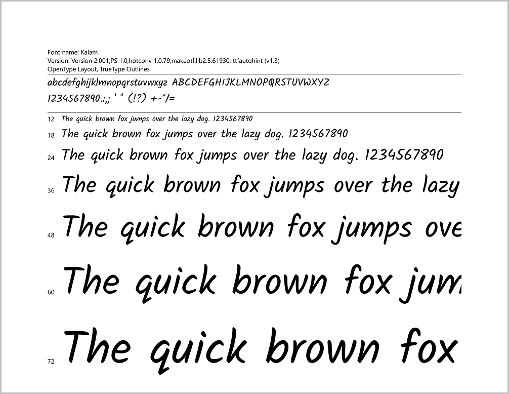 Zaner-Bloser Font for Google Docs