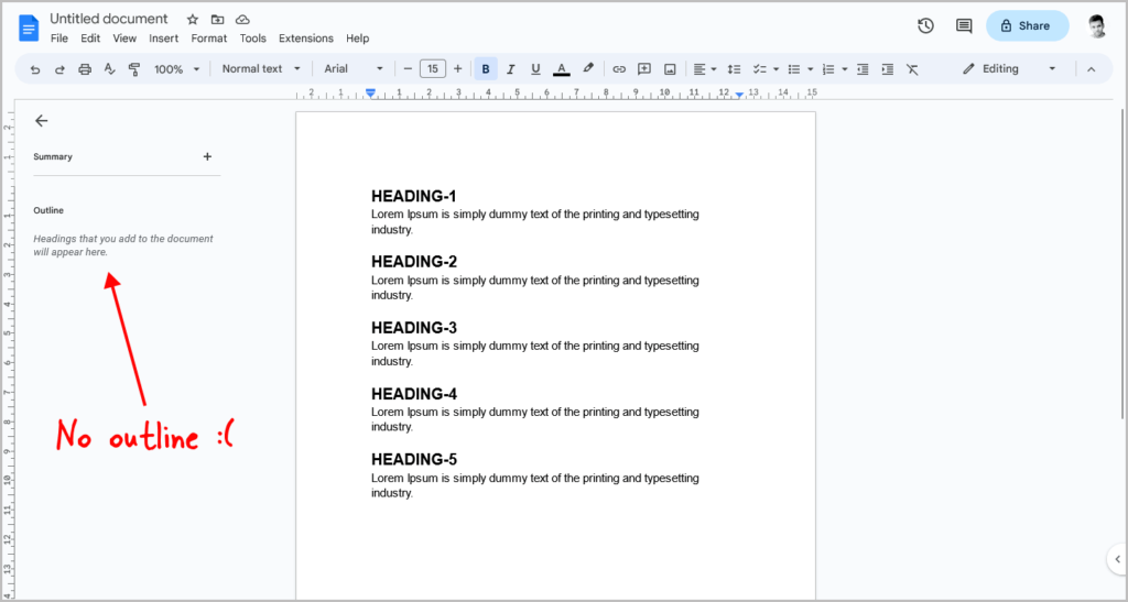 google-docs-outline-not-working-fix