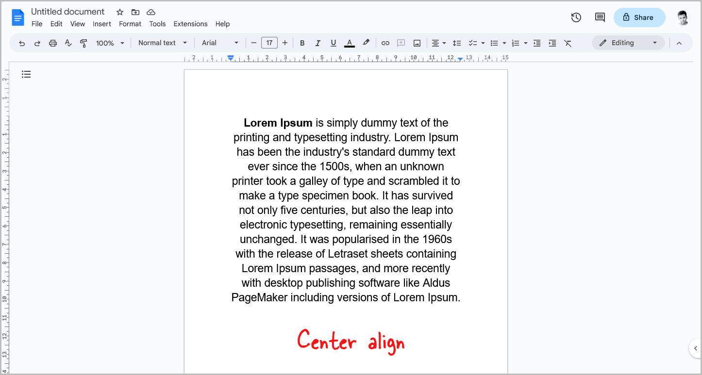 What Does Justify Mean in Google Docs