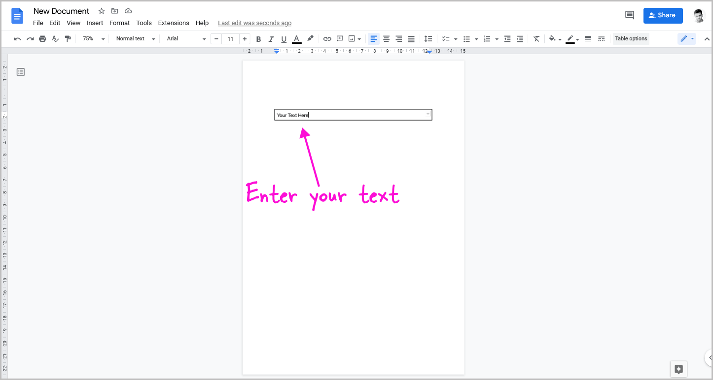 How to Center Text in Google Docs