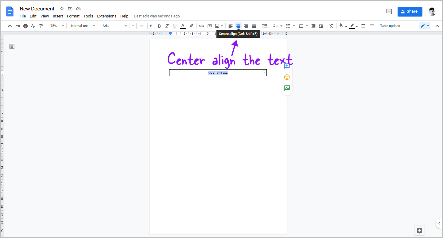 How to Center Text in Google Docs [Easiest Method]