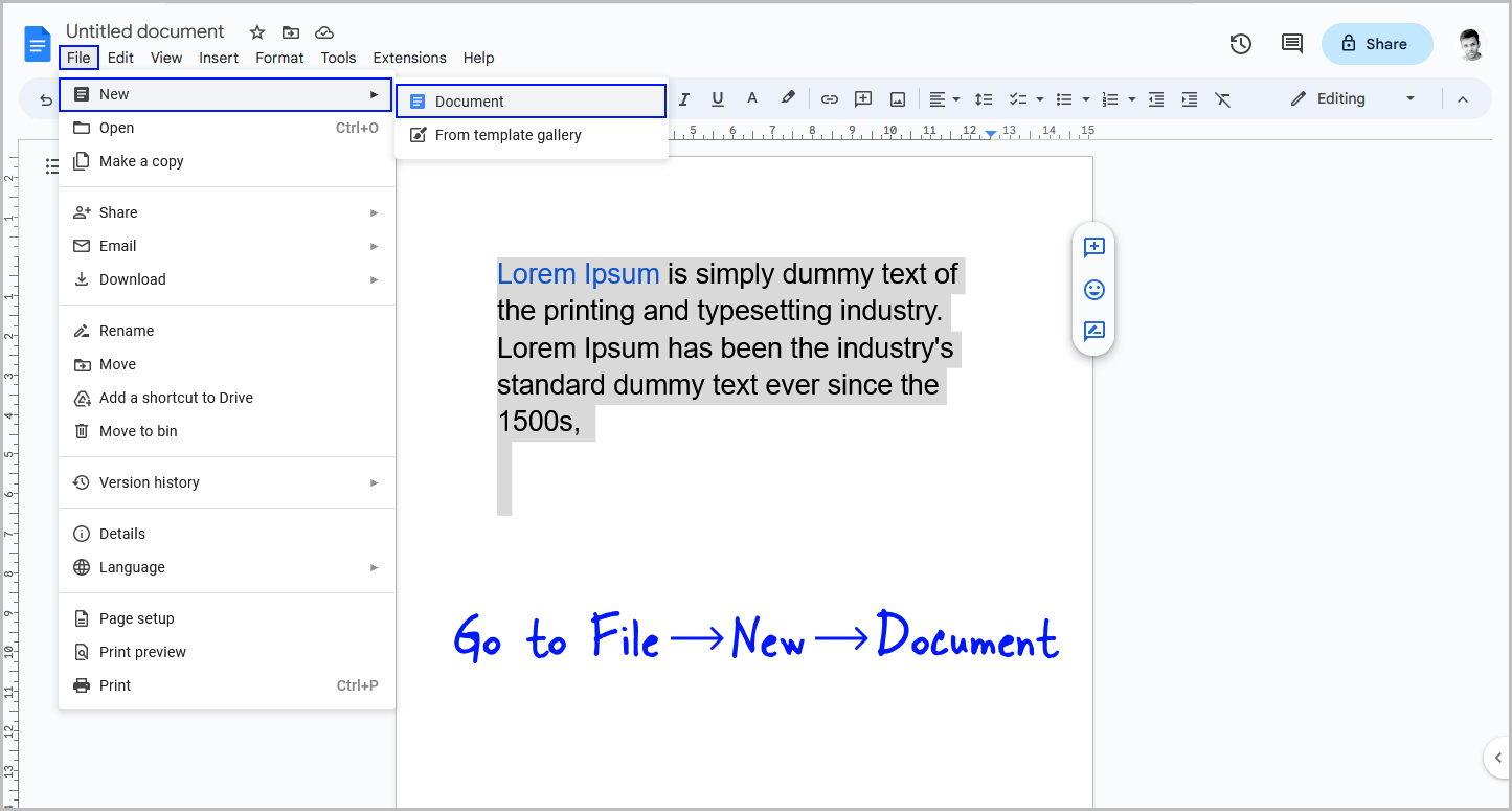 How to Delete Custom Colors in Google Docs