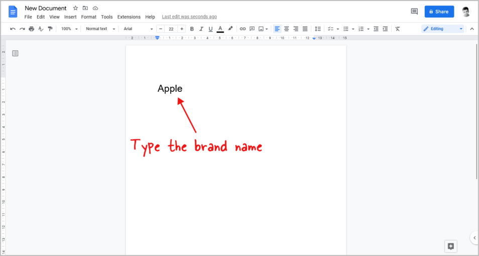 How to Insert Trademark Symbol in Google Docs [™]