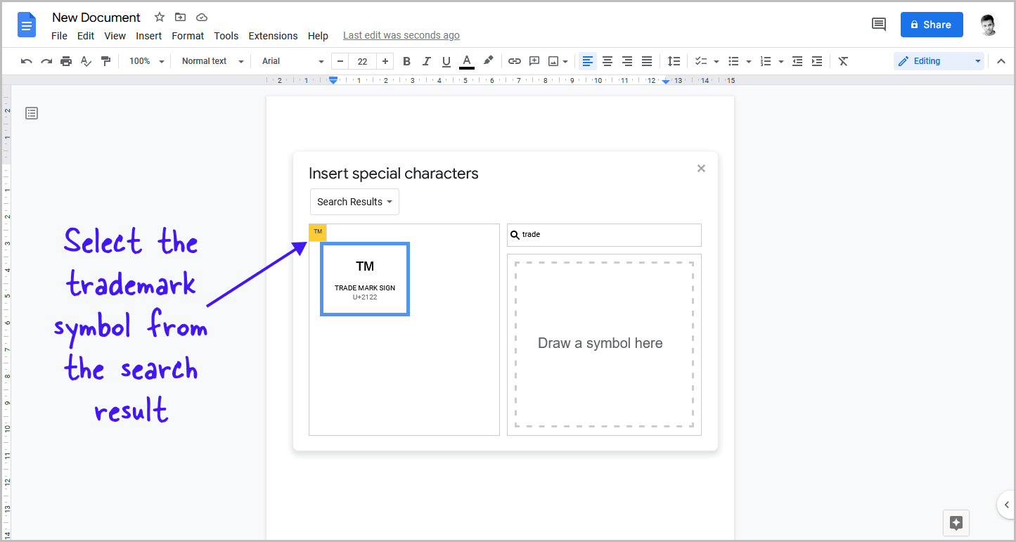 how-to-insert-trademark-symbol-in-google-docs