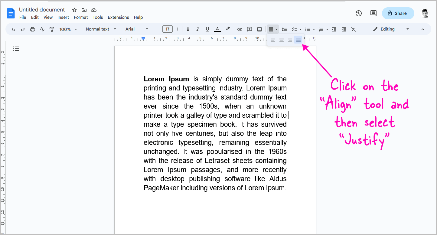 How to Justify Text in Google Docs: A Step-by-Step Guide - Best Ideas Ph