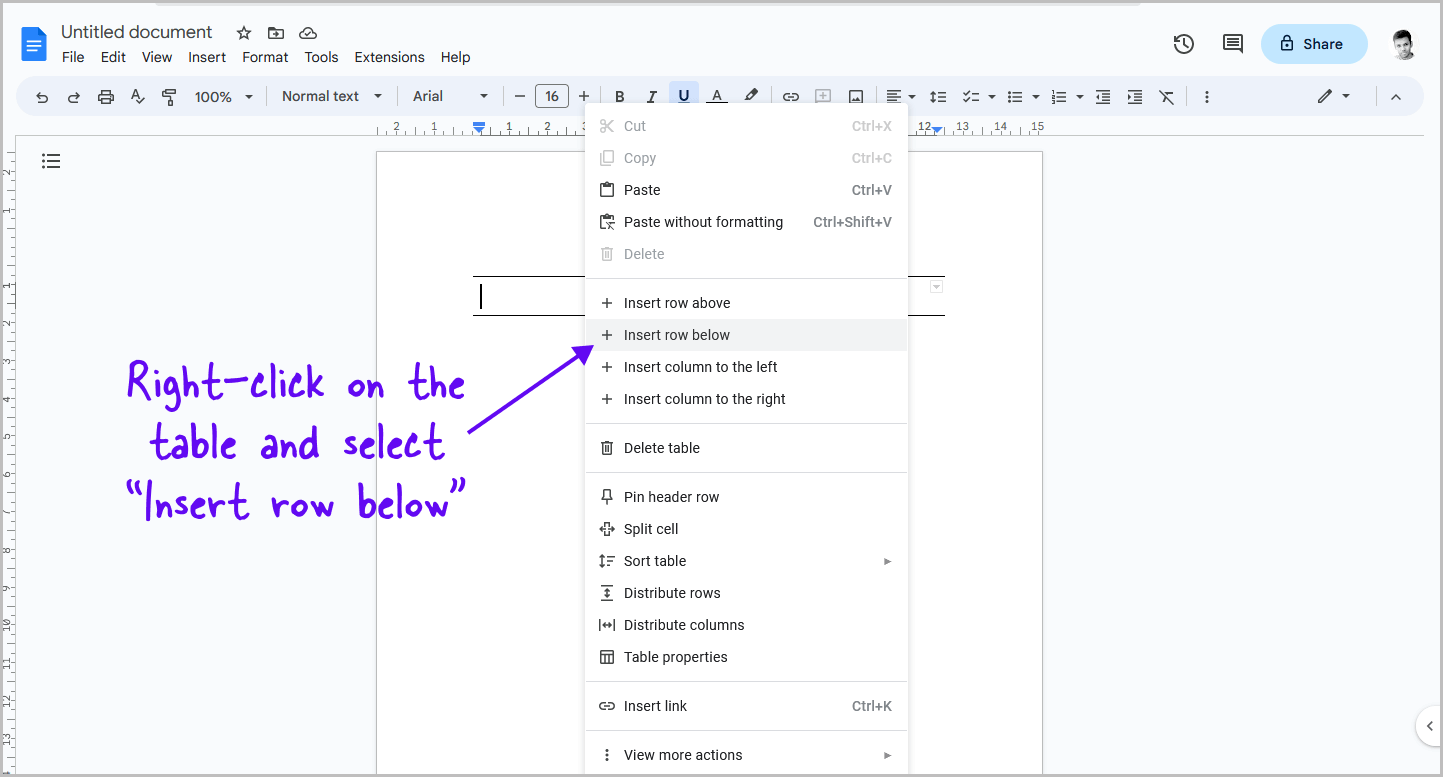 How to Make Lined Paper in Google Docs