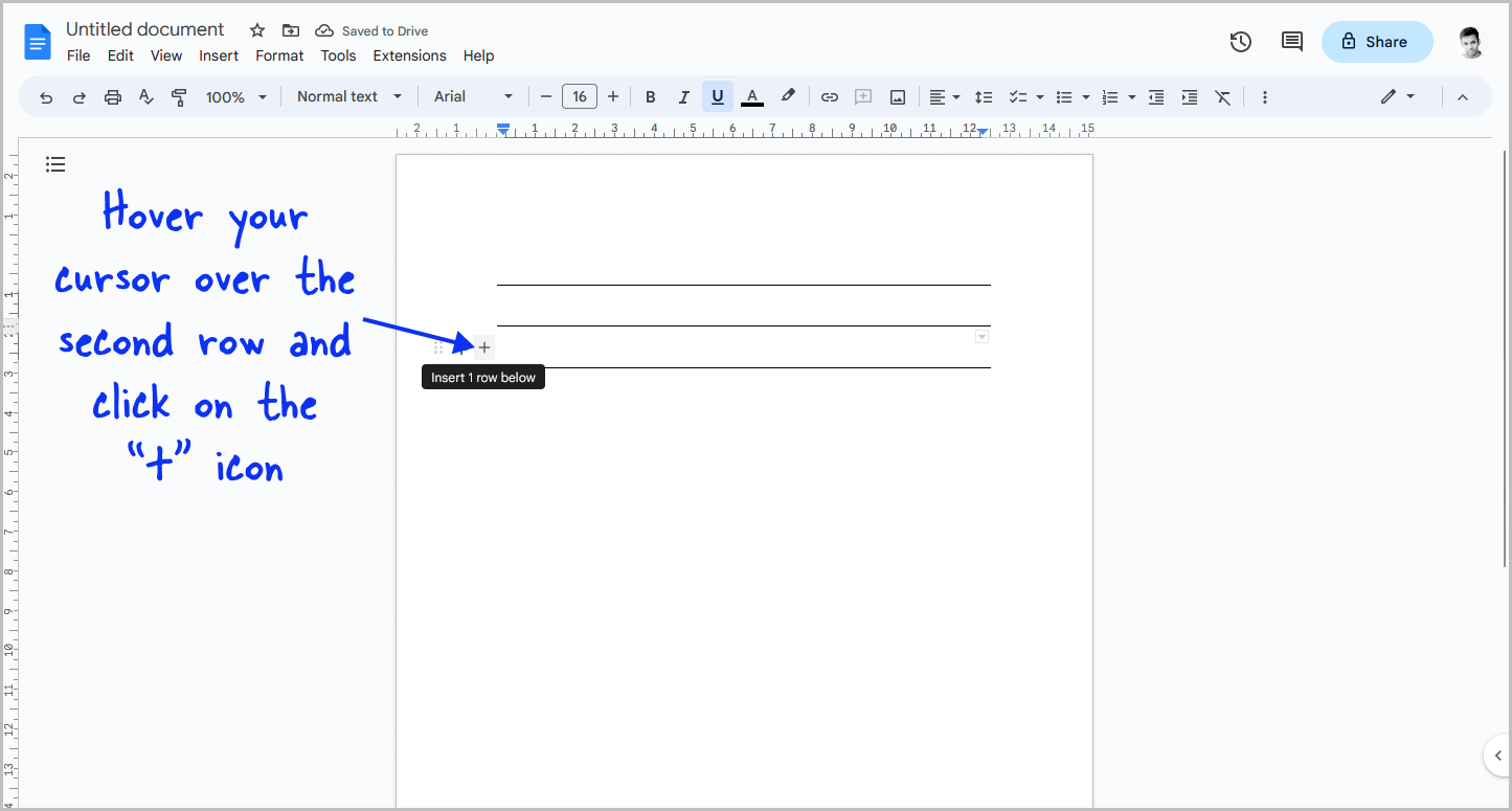 How to Make Lined Paper in Google Docs