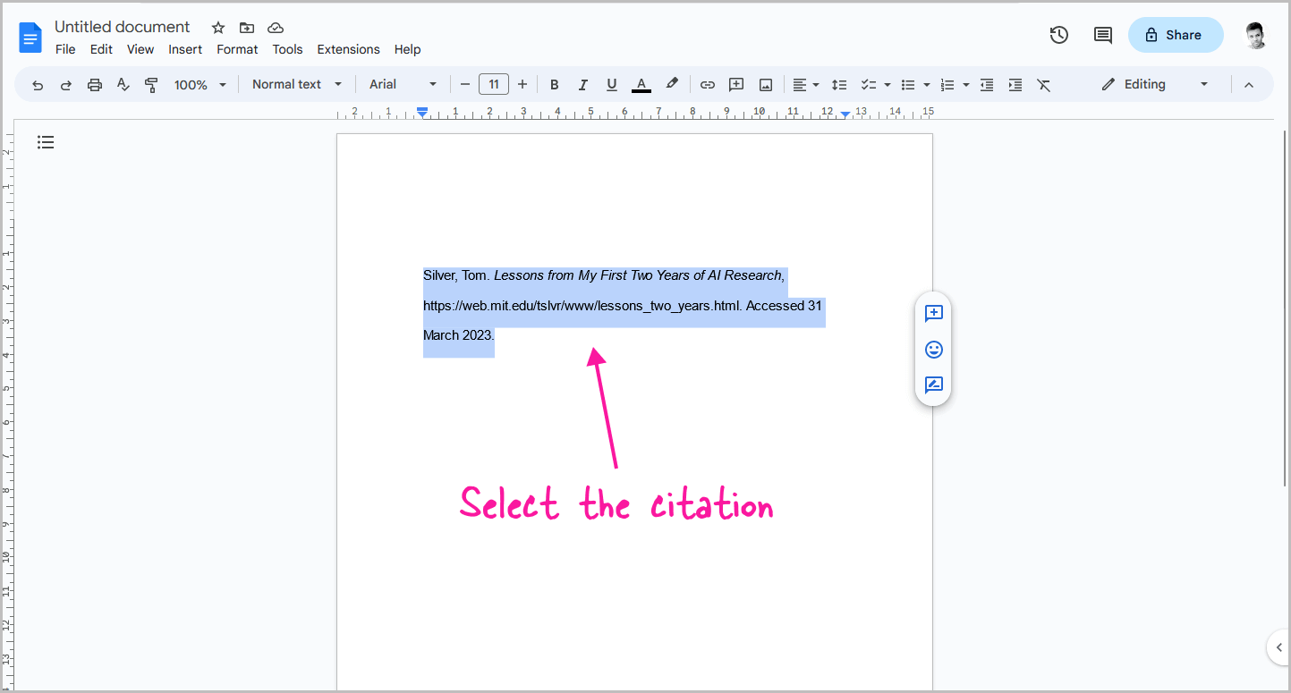 How to Tab the Second Line in Google Docs