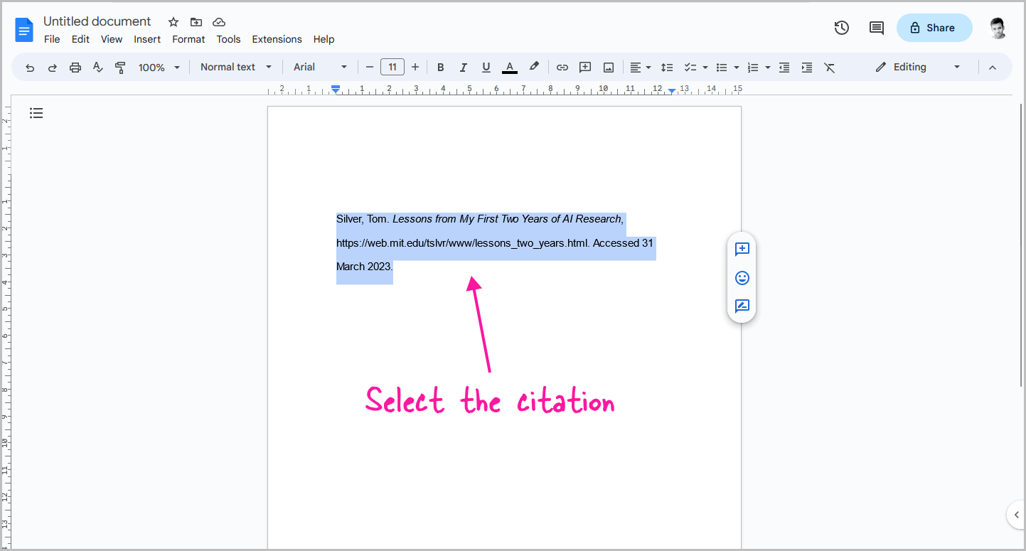 How to Reverse Indent on Google Docs