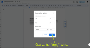 How To Reverse Indent On Google Docs