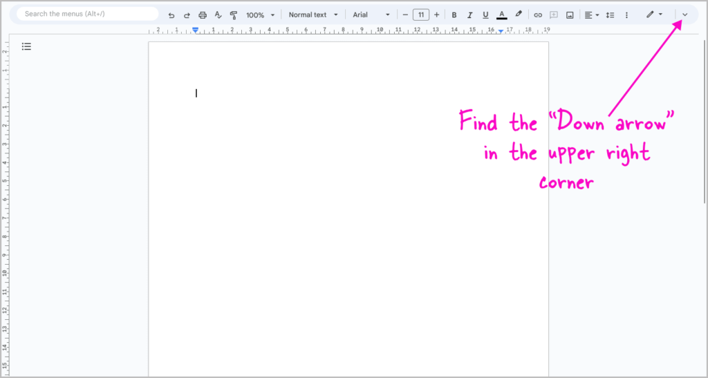 Google Docs Menu Bar Missing [FIX]