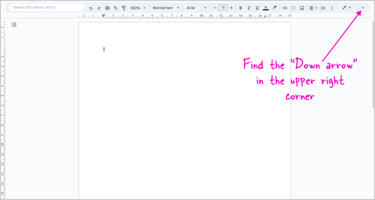 Google Docs Menu Bar Missing [FIX]