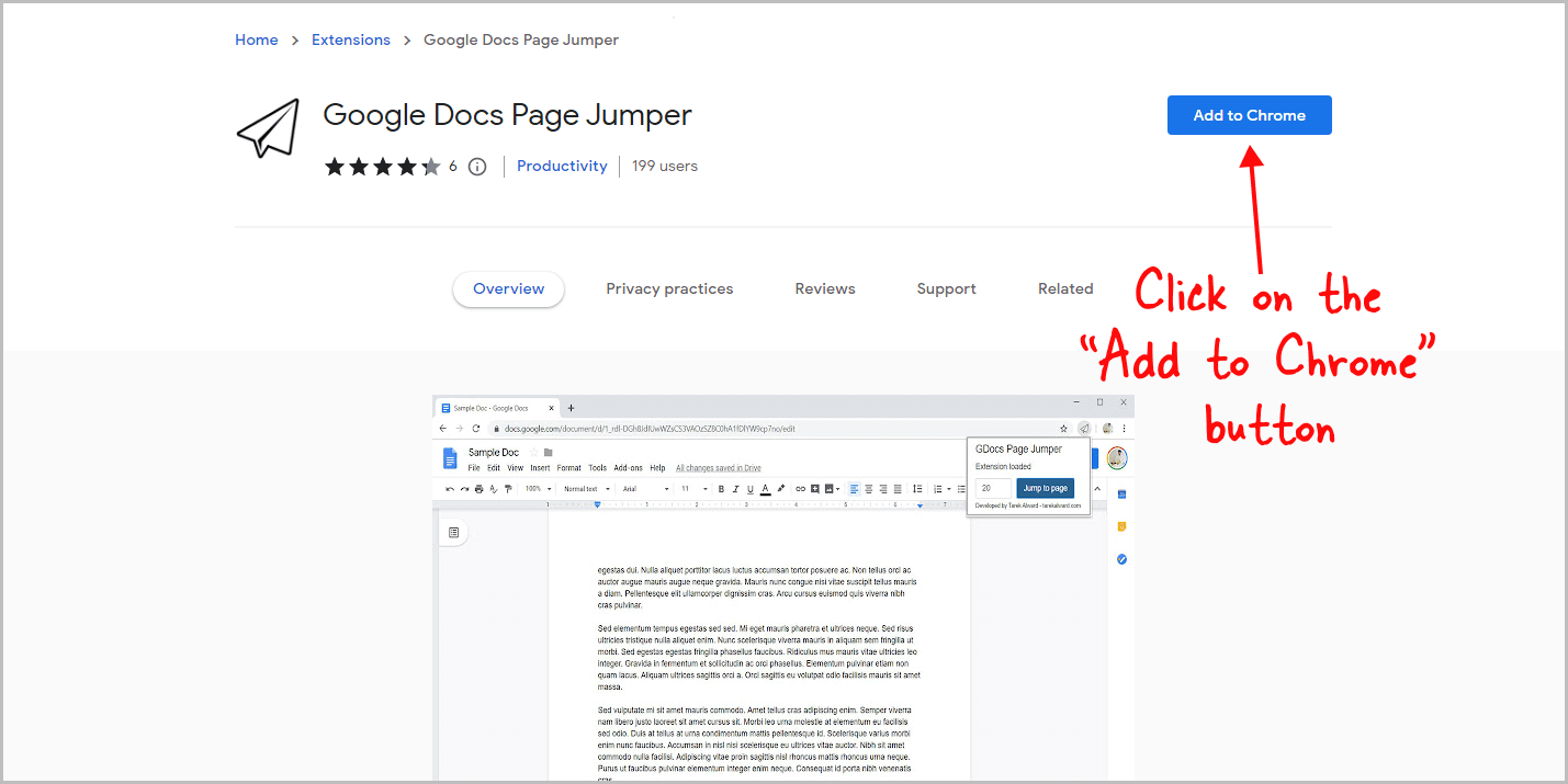 How to Jump to a Page in Google Docs