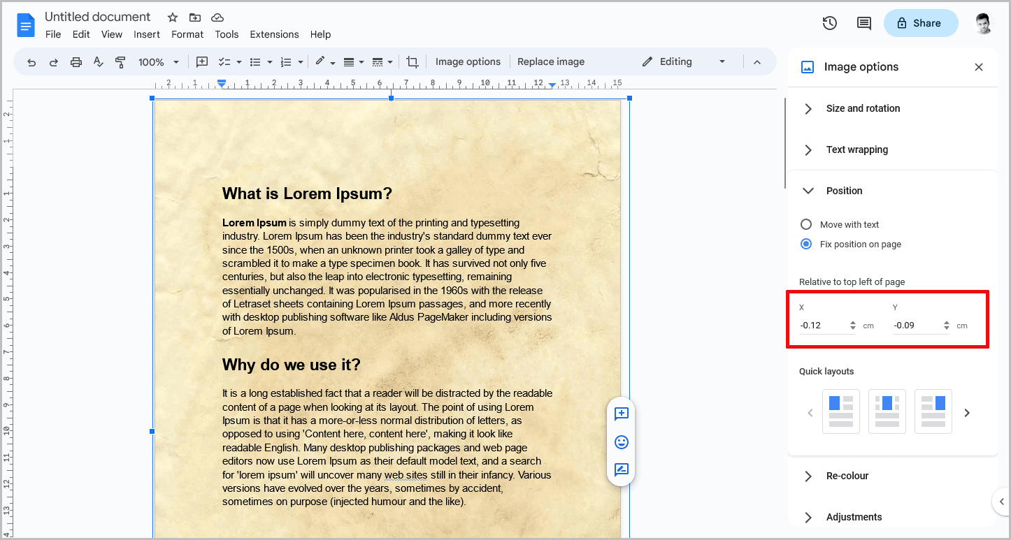 How to Make a Google Doc Look Like Old Paper