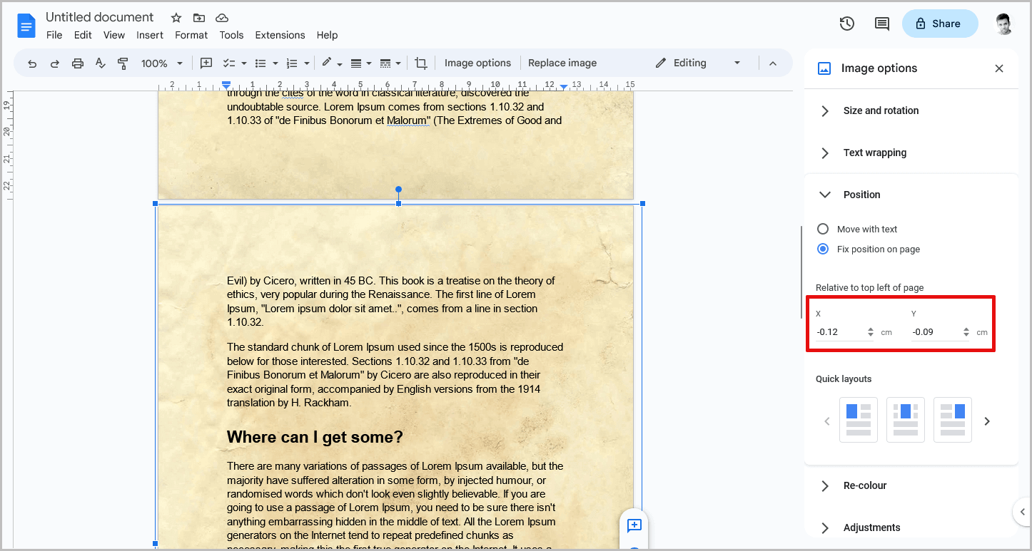 How to Make a Google Doc Look Like Old Paper